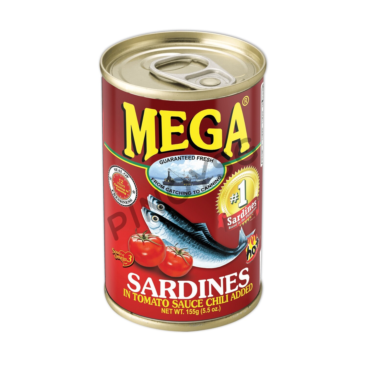 Mega Sardines in Tomato Sauce w/ Chili 155g