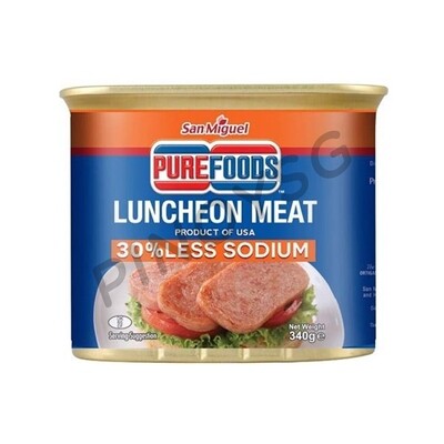 Purefoods Luncheon Meat 30% Less Sodium 340g