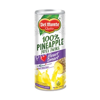 Del Monte Pineapple Juice Heart Smart 240ml