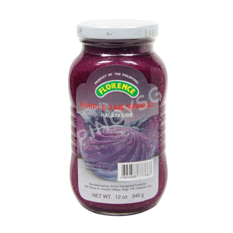 Florence Ube  Halaya Jam (Purple Yam) 340g