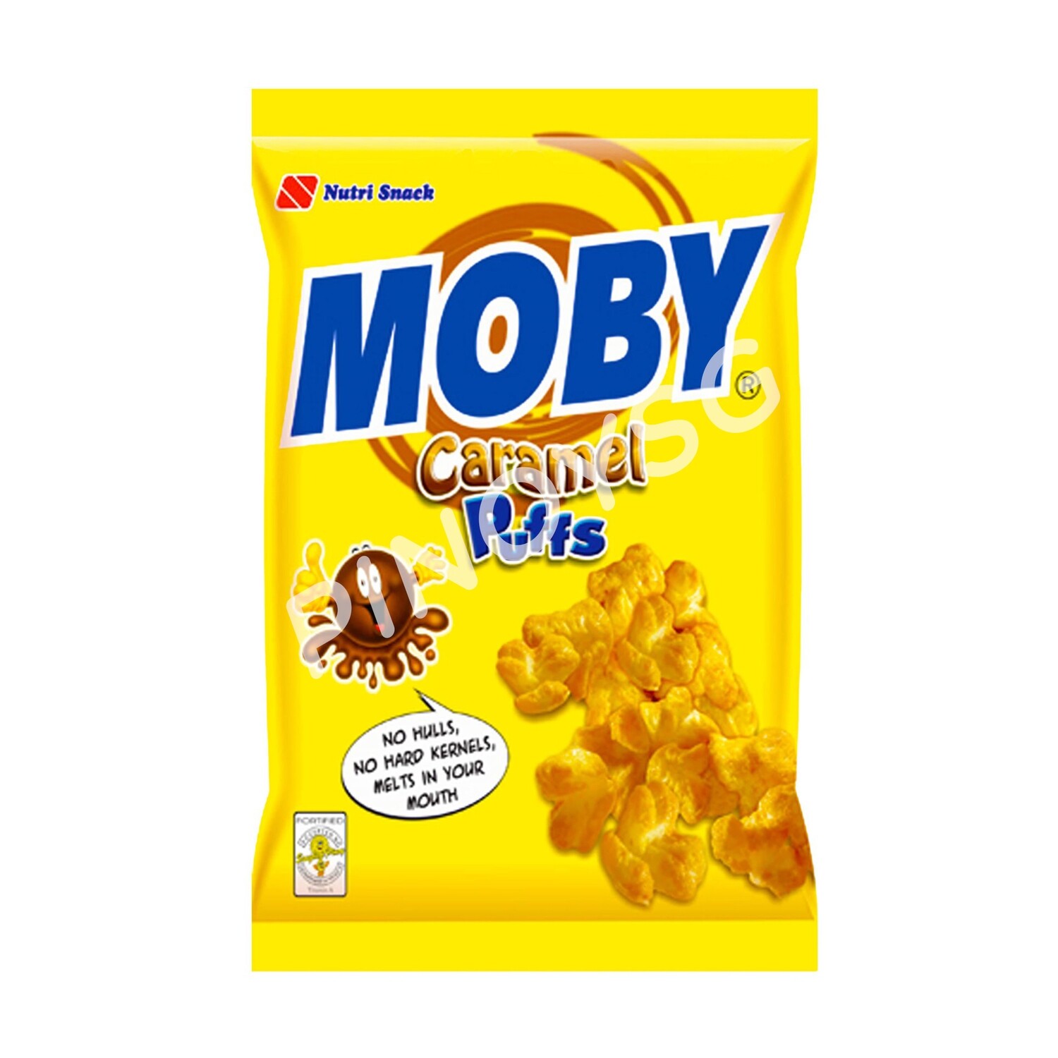 Moby Caramel Puffs 60g
