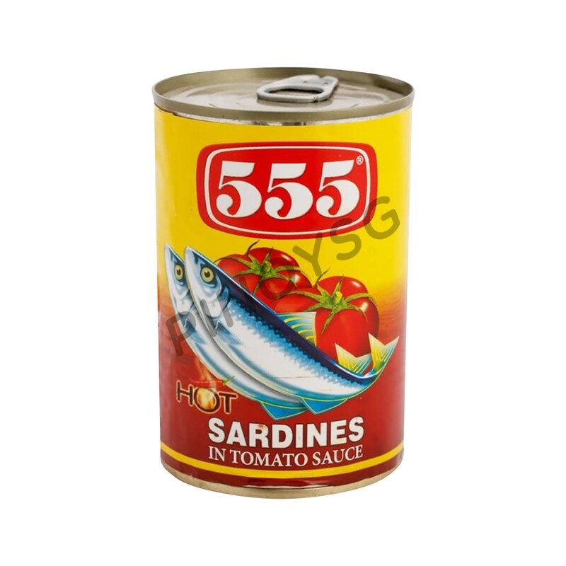 555 Sardines Hot &amp; Spicy 155g