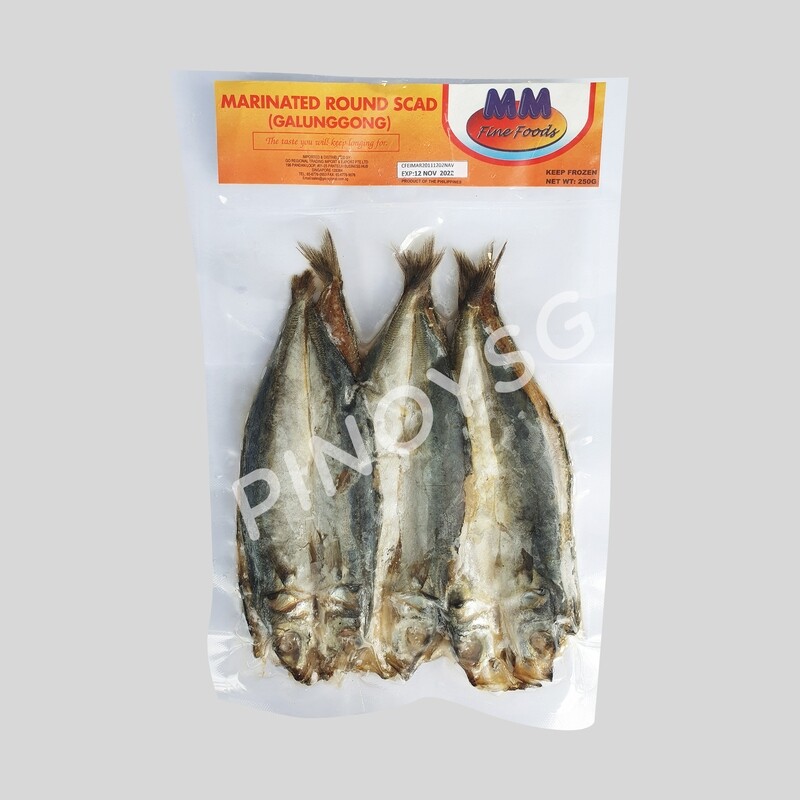 MM Fine Foods Marinated Roundscad (Daing Galunggong) 250g
