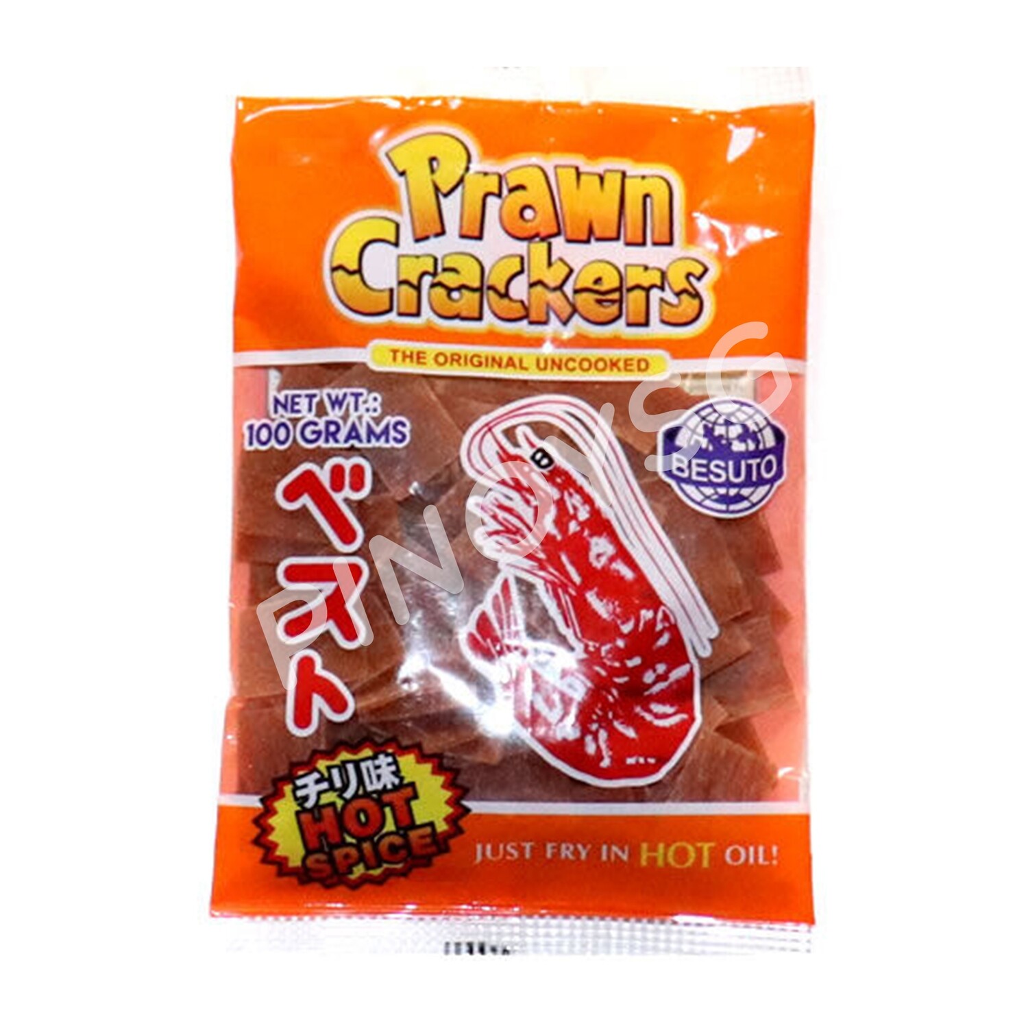 Besuto Prawn Crackers Hot & Spicy 100g