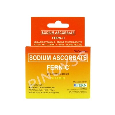 Fern-C Sodium Ascorbate 30 Capsules