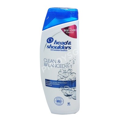 Head & Shoulders Clean & Balanced Shampoo, 330ml