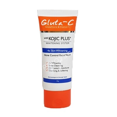Gluta-C with Kojic Plus+ Acne Control Facial Wash 50g