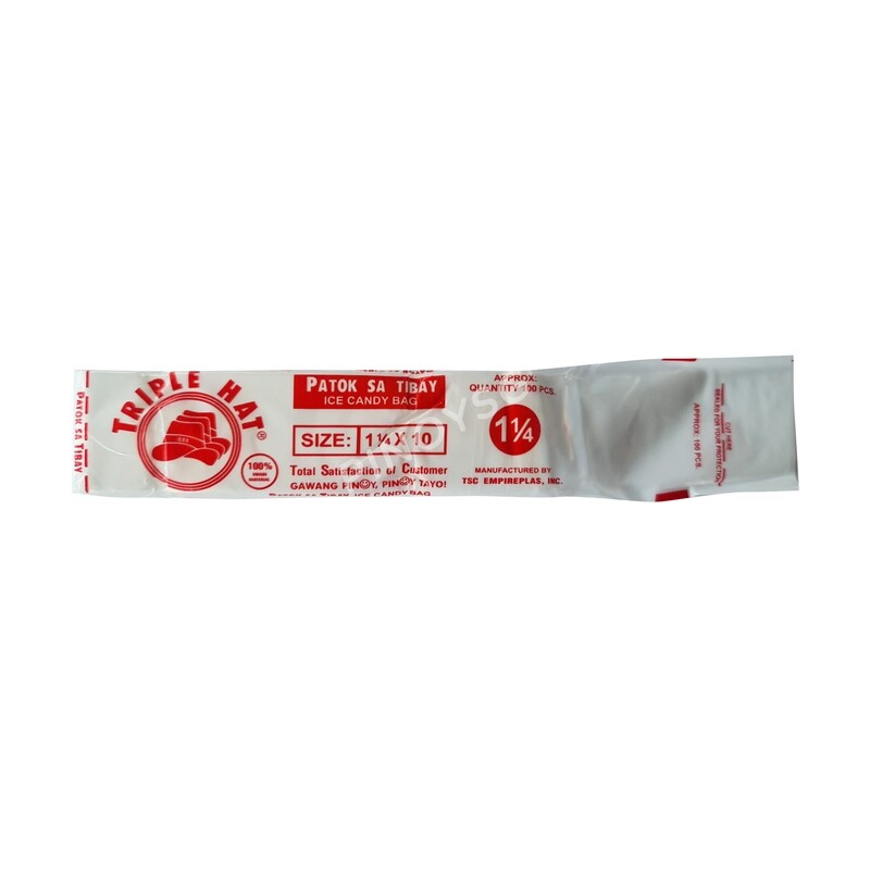 Ice Candy Plastic Bag 1 1/4&quot;x10&quot;