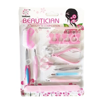 12in1 Beautician/Manicure Set Pink