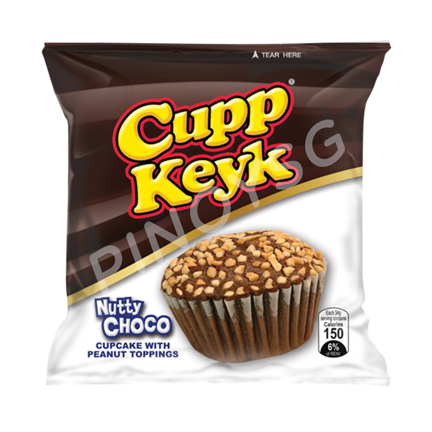 Rebisco Cupp Keyk Nutty Choco 10 x 36g