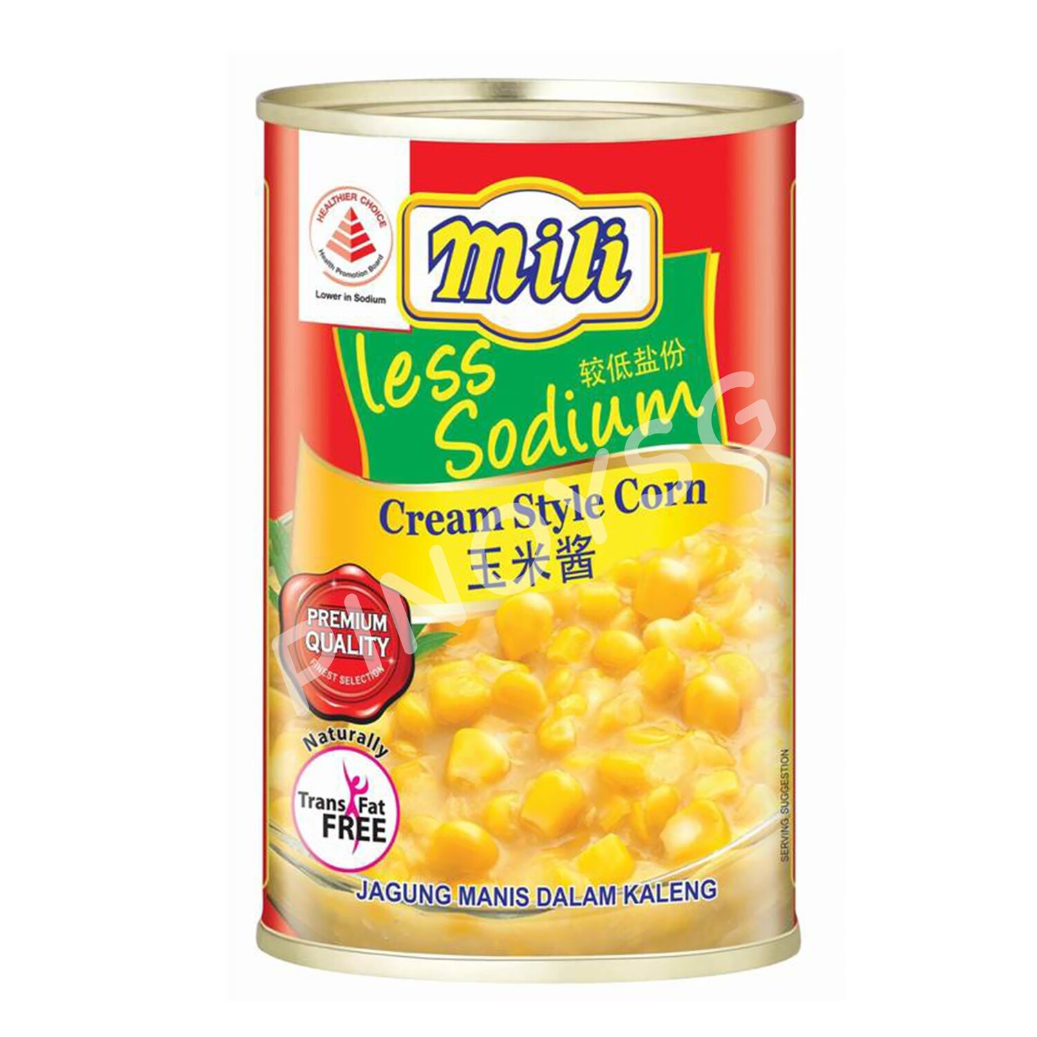 Mili Less Sodium Cream Style Corn 425g