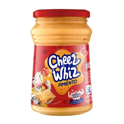 Kraft Cheez Whiz Pimiento Spread 440g