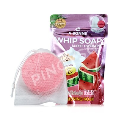 A Bonne Whip Soap Super Hydrating Watermelon & Vit E 100g