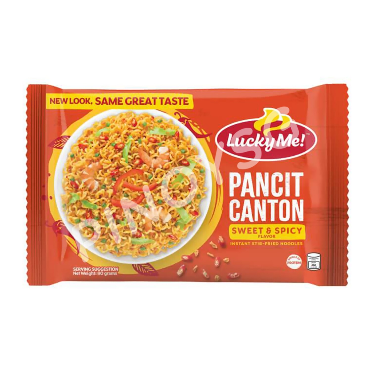 Lucky Me! Pancit Canton Sweet &amp; Spicy, 80g 