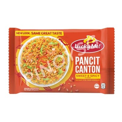Lucky Me! Pancit Canton Sweet & Spicy, 1 pc/80g 