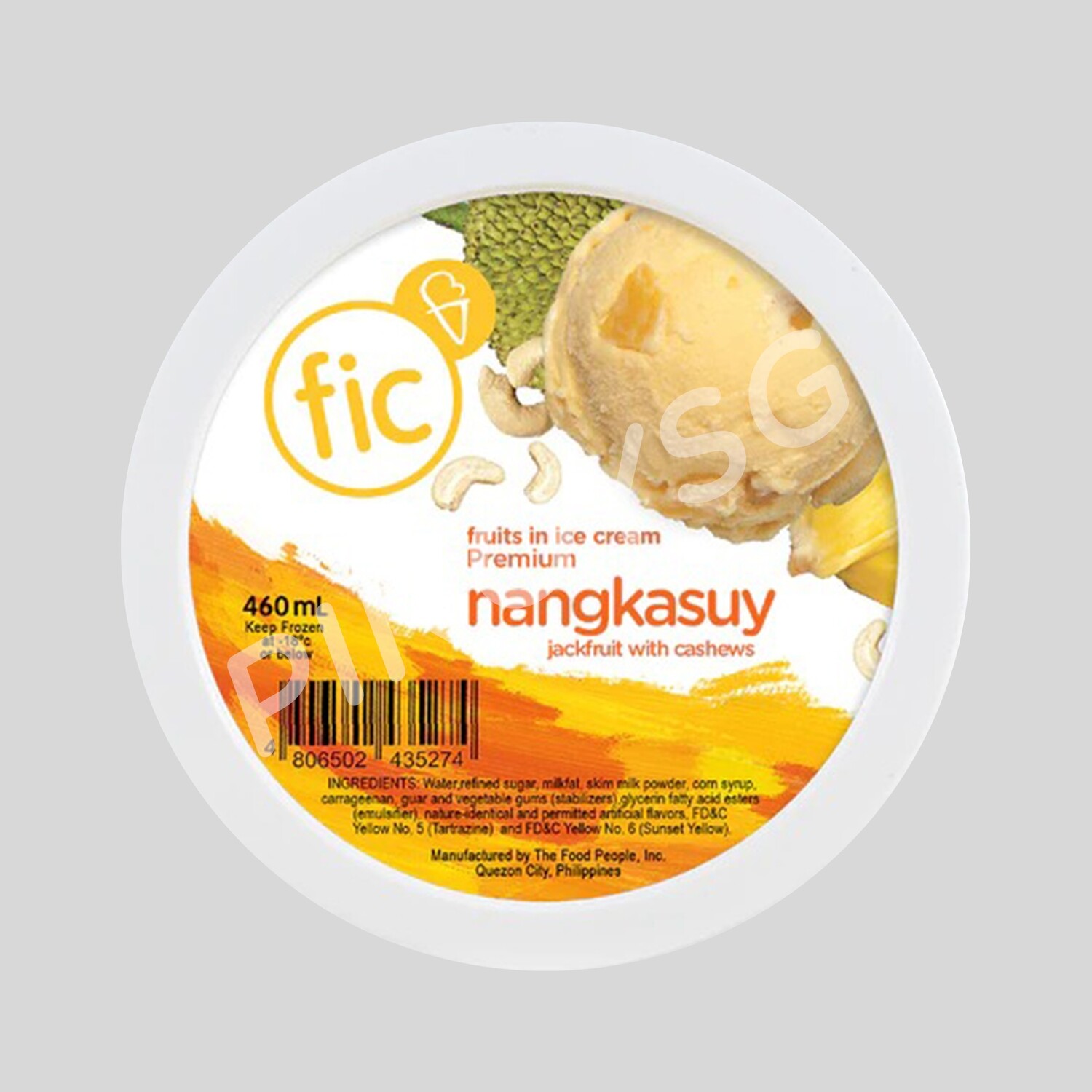 FIC Fruits in Ice Cream Premium Nangkasuy (Jackfruit with Cashews) 460ml
