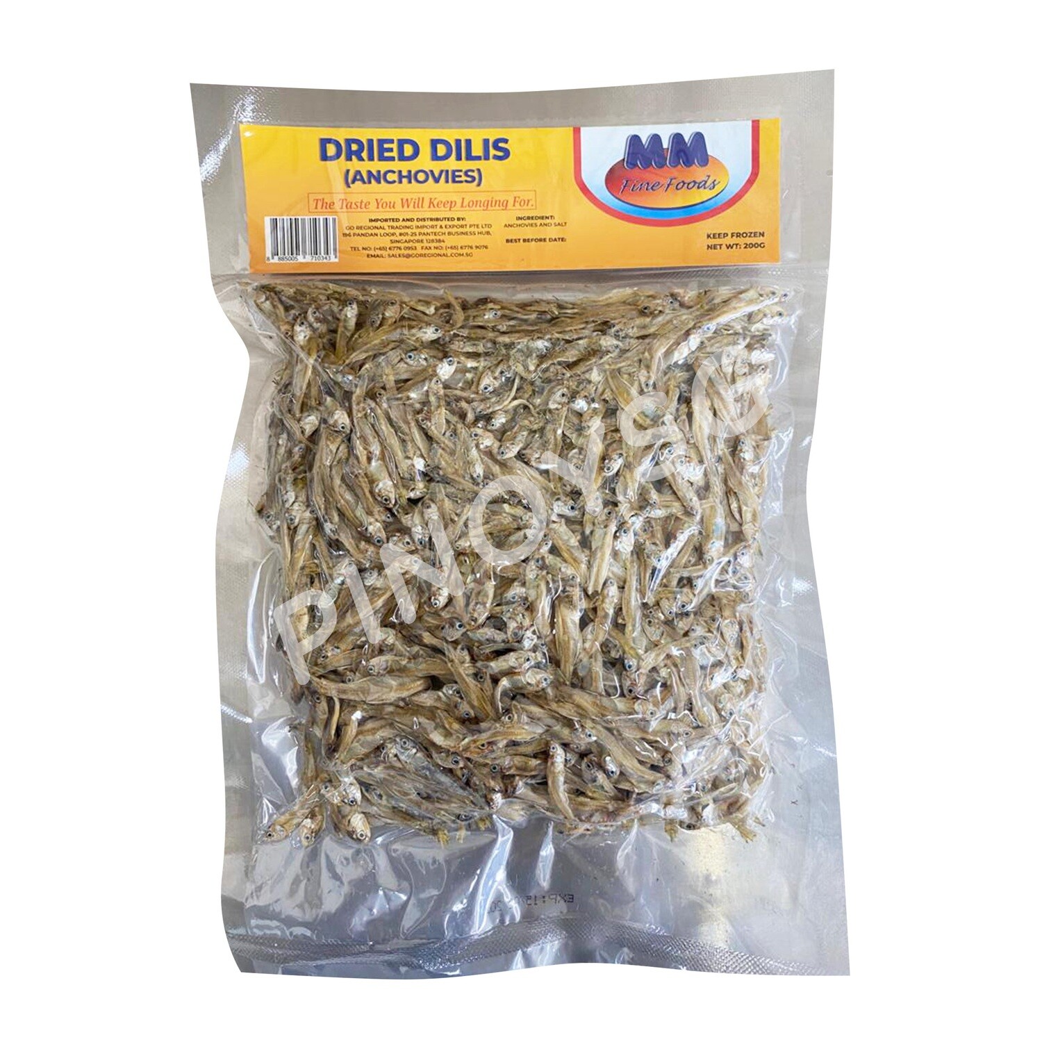 MM Fine Foods Dried Dilis (Anchovies) 200g