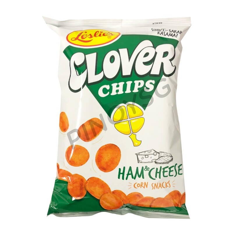 Leslie&#39;s Clover Chips Ham &amp; Cheese 145g 