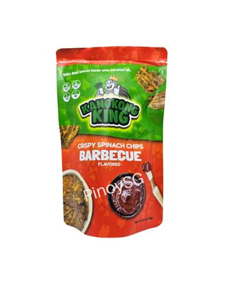 Kangkong King Crispy Fried Water Spinach Chips Barbecue, 60g