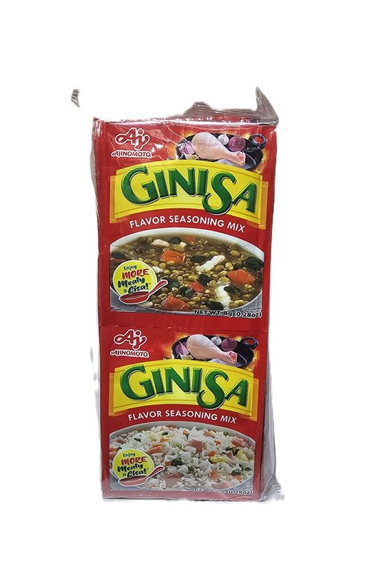AJINOMOTO Ginisa Flavor Seasoning Mix (8g), Pack of 16