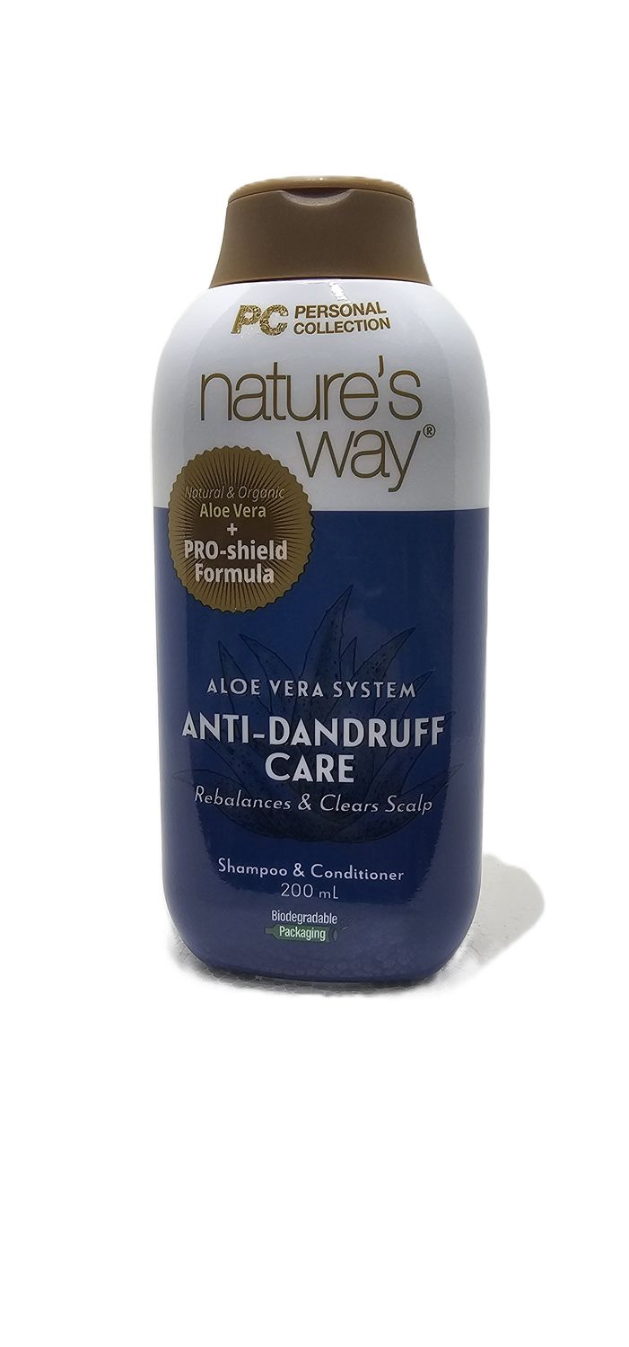 Nature’s Way Aloe Vera System Shampoo and Conditioner Total Anti-Dandruff Care, 200ml
