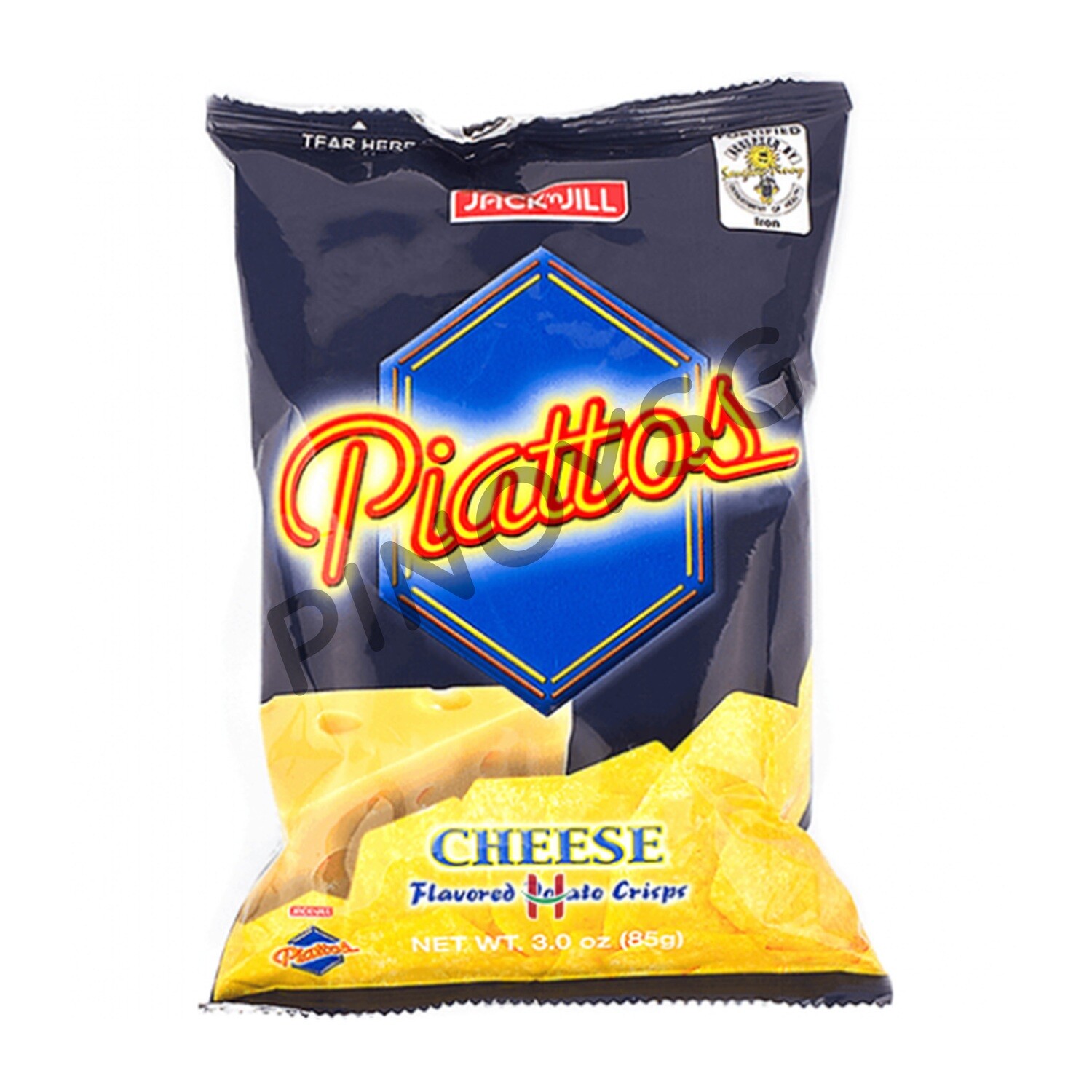 J&amp;J Piattos Cheese, 85g