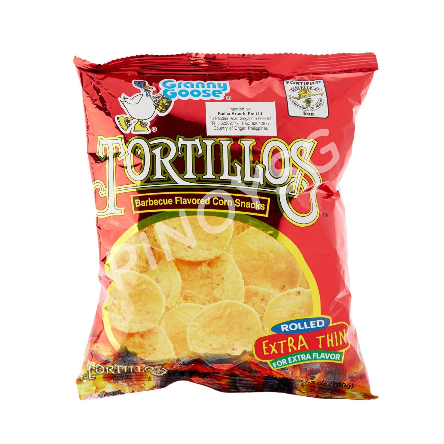 GG Tortillos BBQ Flavor, 100g