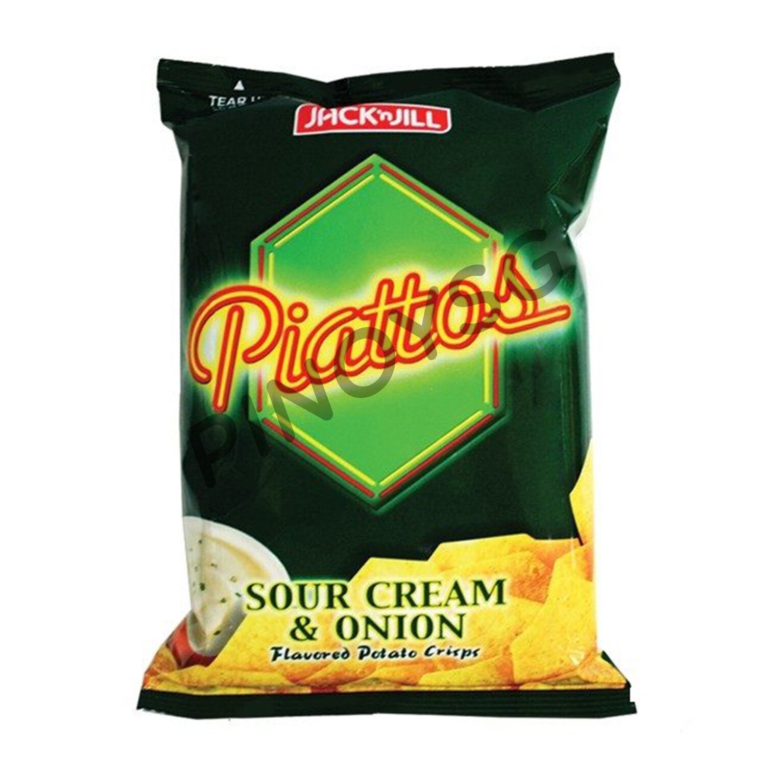 J&amp;J Piattos Sour Cream &amp; Onion,  85g