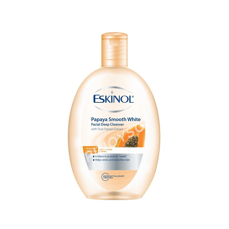 Eskinol Papaya Smooth Glow Facial Deep Cleanser, 135ml