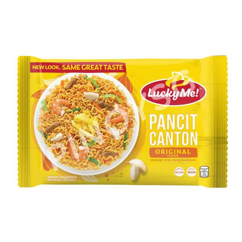 Lucky Me! Pancit Canton Original (Thinner noodles), 60g