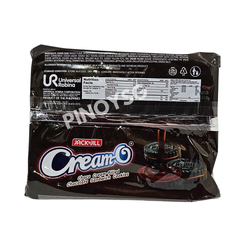 Cream-O Choco Cream-Filled Cookies 10's