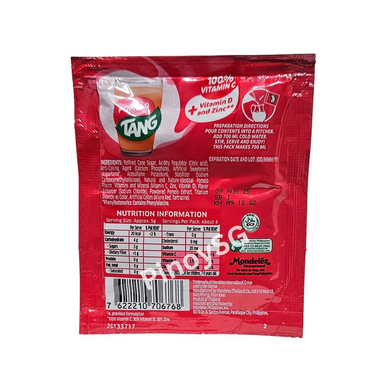 Tang Pomelo Juice 19g