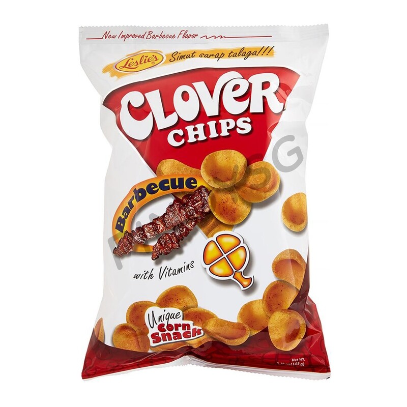 Leslie's Clover Chips Barbeque 145g