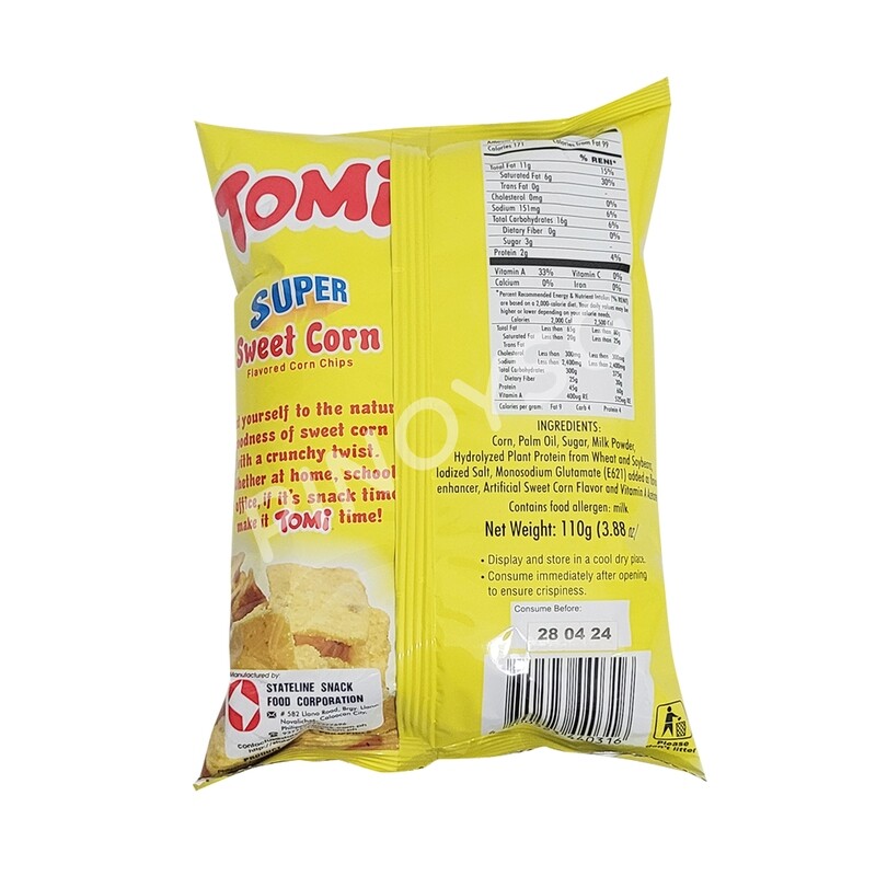 Tomi Flavored Corn Chips 110g