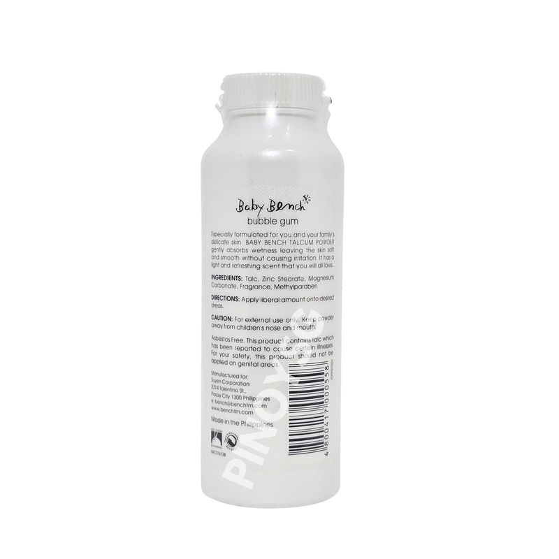 Baby Bench Talcum Powder in Bubble Gum 100 g