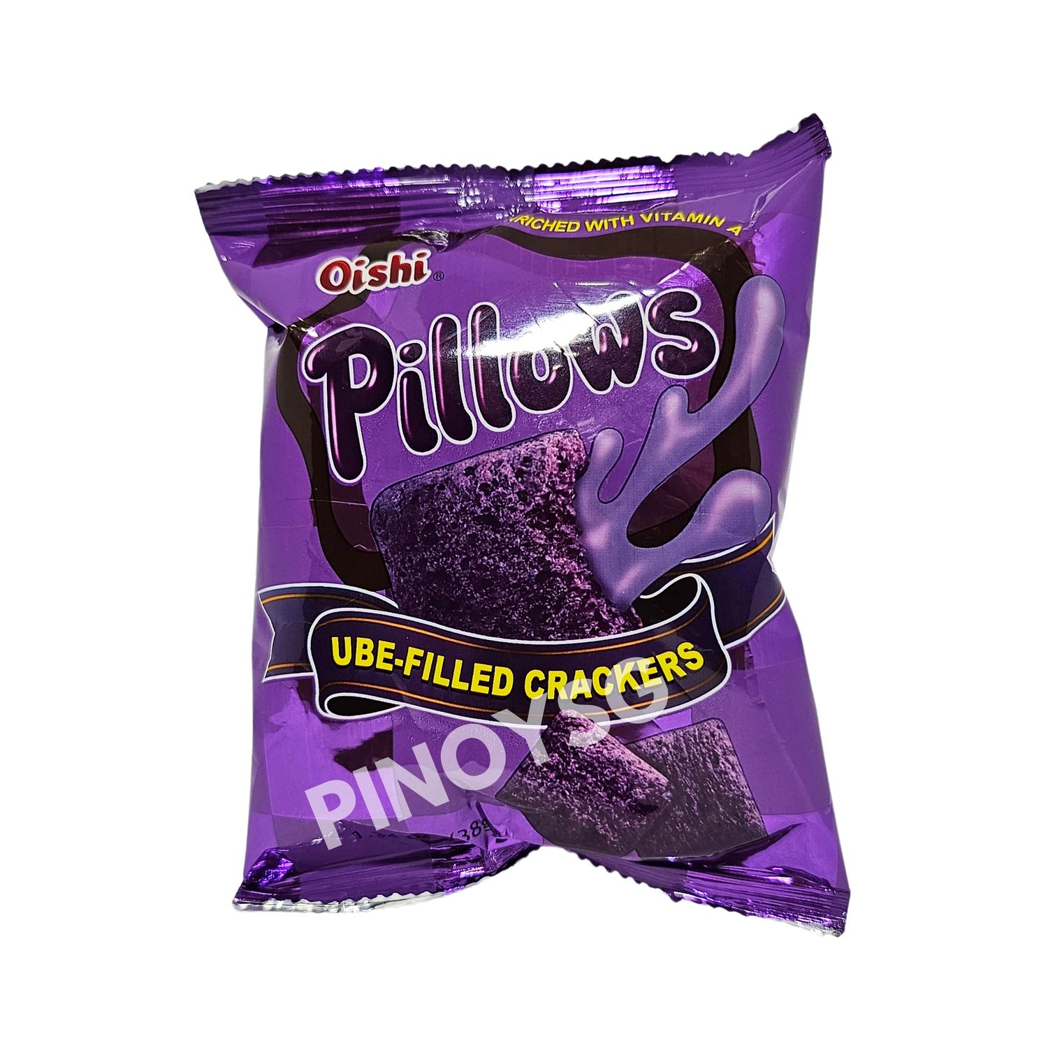 Oishi Pillows Ube-Filled Crackers 38g