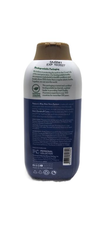 Nature’s Way Aloe Vera System Shampoo and Conditioner Total Anti-Dandruff Care, 200ml