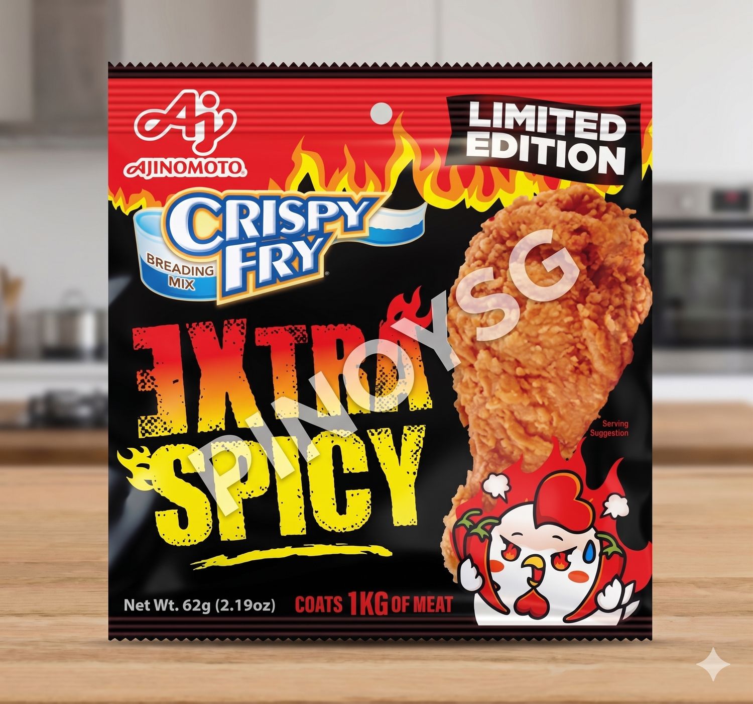 Ajinomoto | Crispy Fry® Limited Edition Extra Spicy, 62g