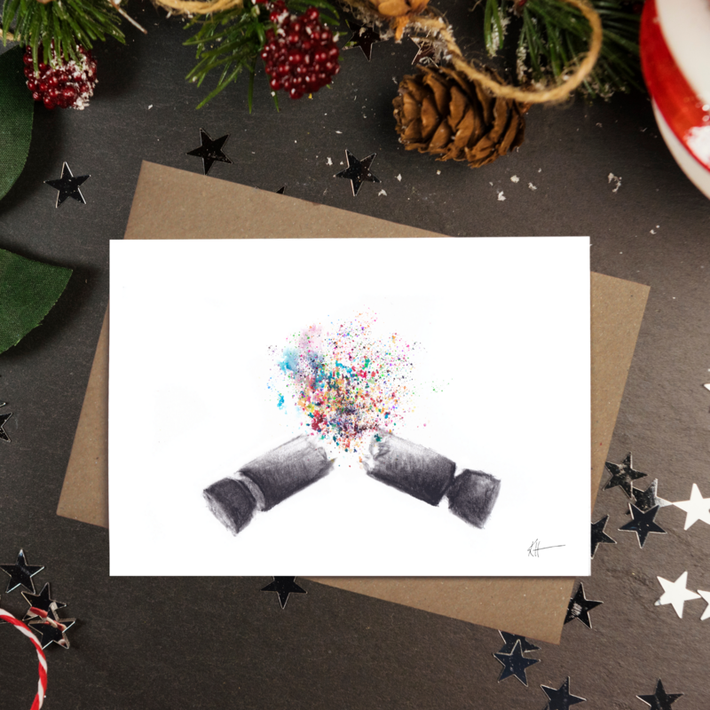 &#39;Cracker&#39; Greetings Card