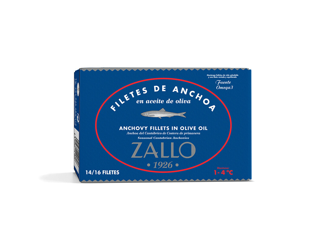 Anchoas del Cantábrico Basic (14-16 filetes) 85g/ud