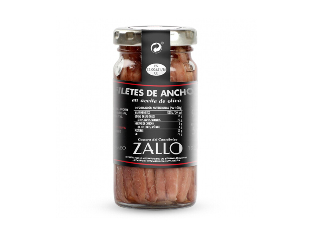 Premium Cantabrian anchovies 90g/unit.