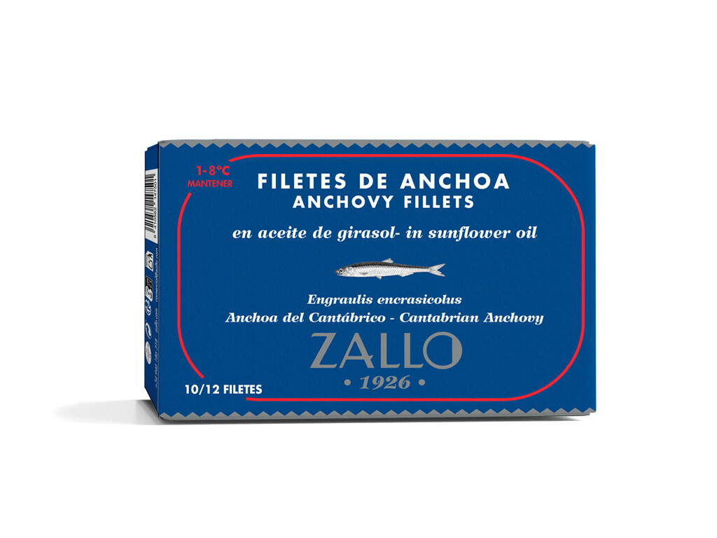 Anchoas del Cantábrico Basic (10/12 filetes) 110g/ud