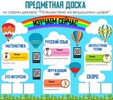 Декор для оформления предметной доски &quot;Изучаем сейчас&quot;