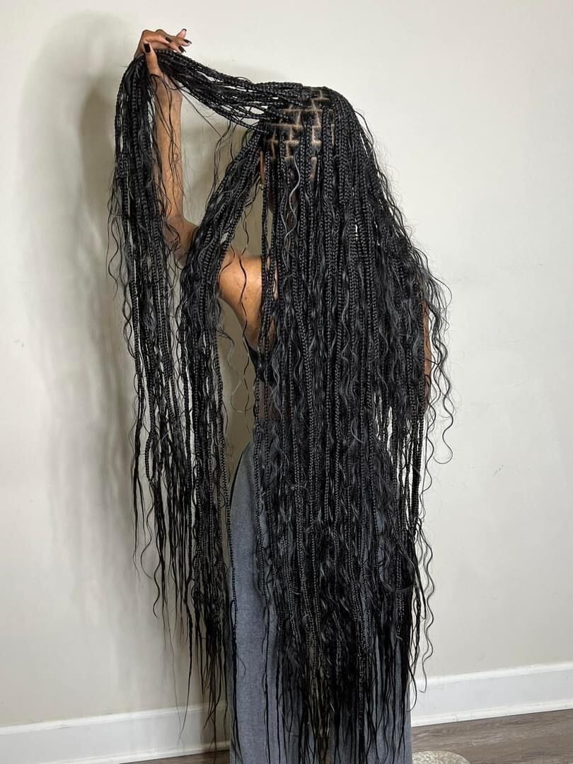 Boho Knotless Braids