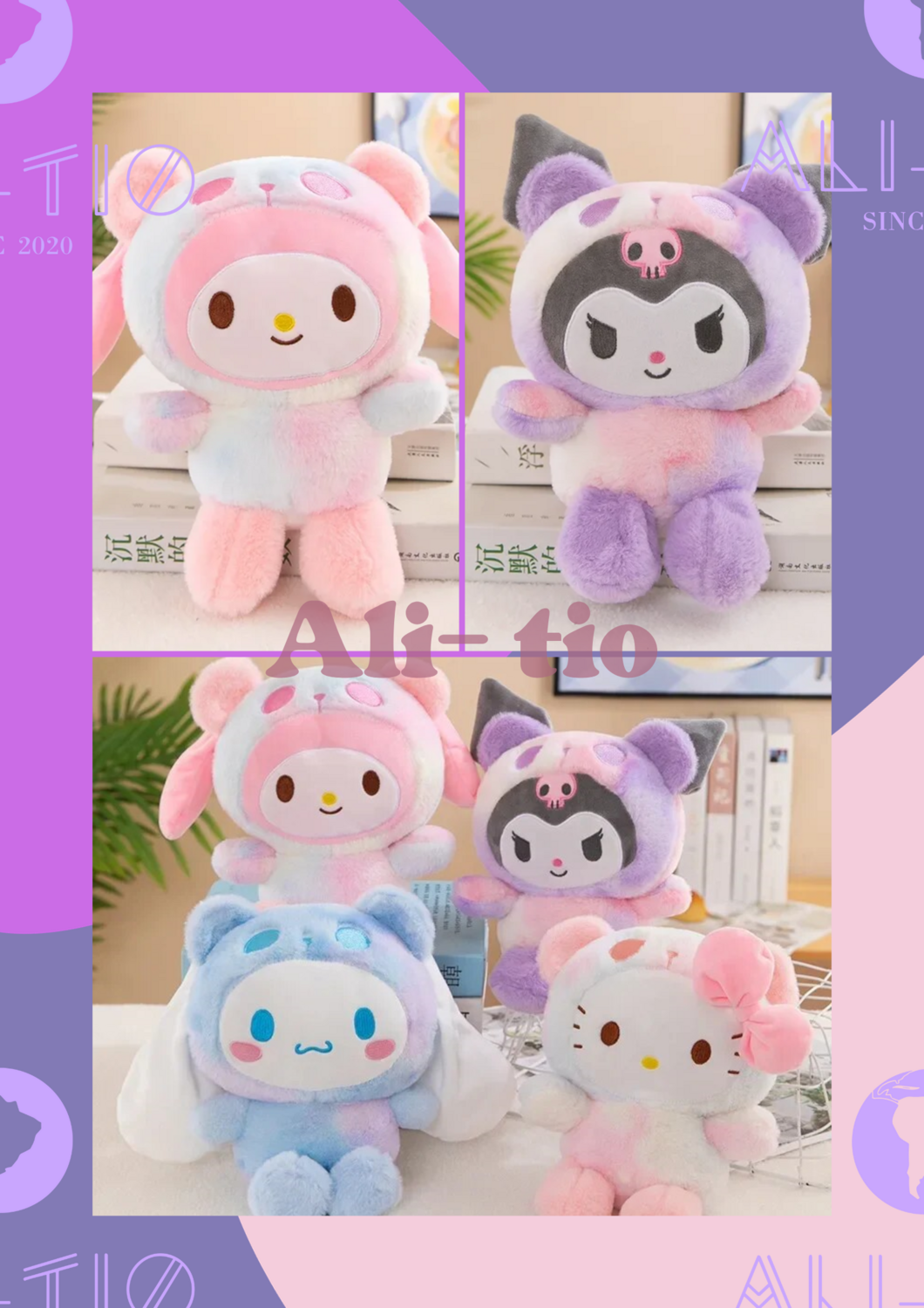 Sanrio Anime Sanriod Toys Kawaii Kuromi Cinnamorol Plush