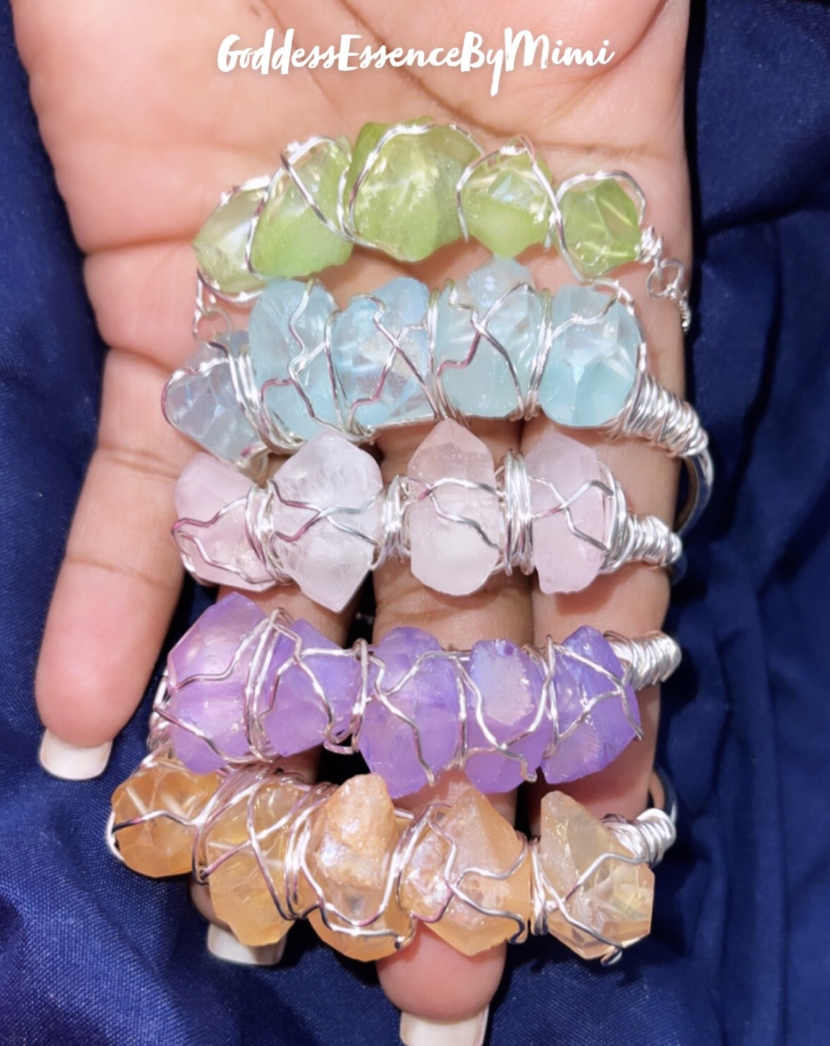Icy Quartz Bangles