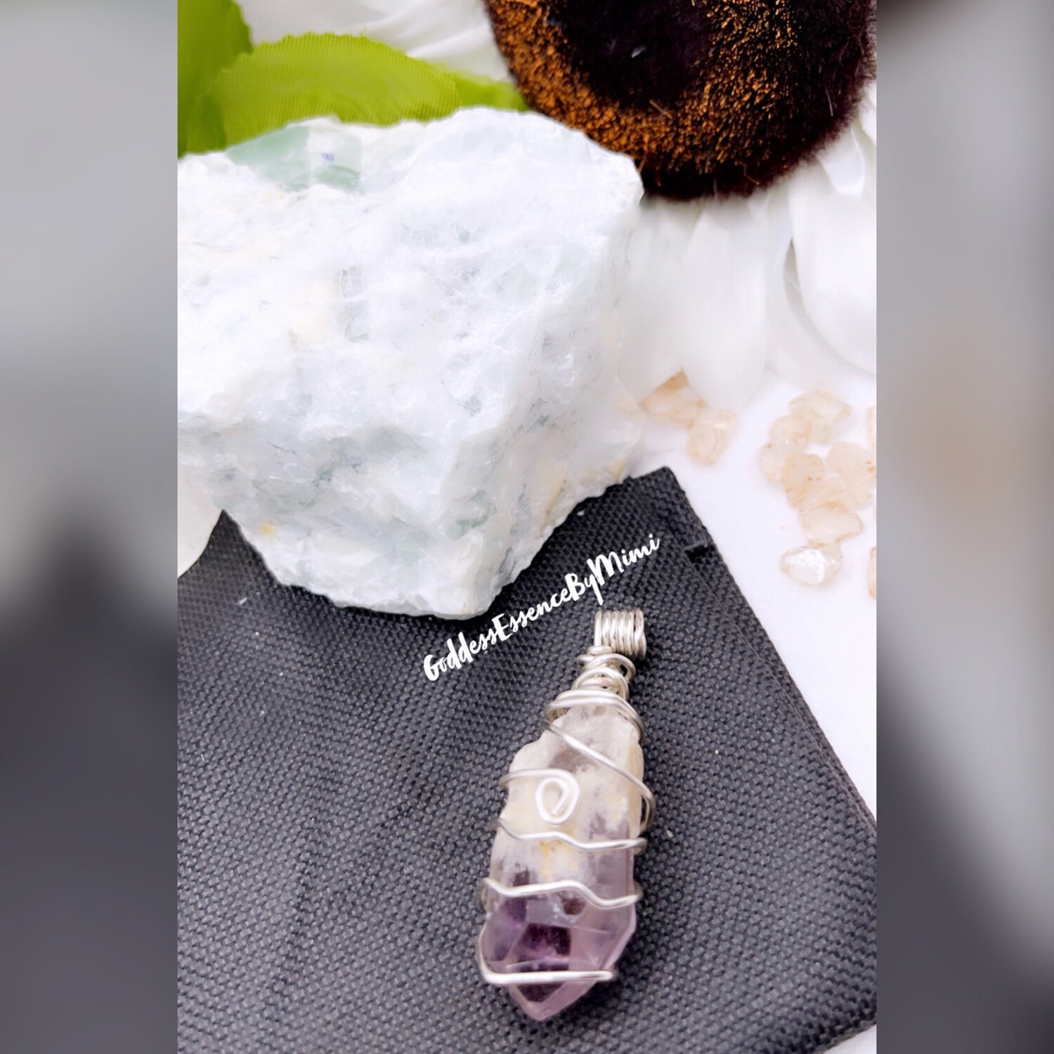 Raw Amethyst Necklace