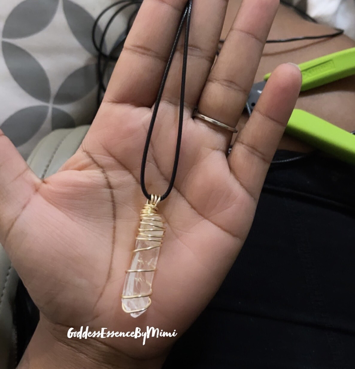 Quartz protection Necklace