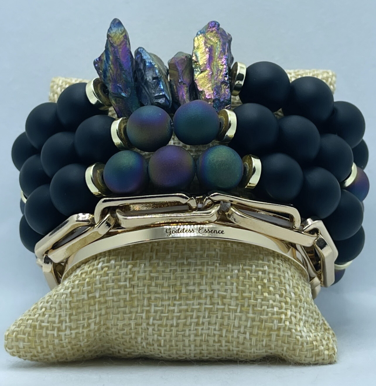 Obsidian Peacock stack