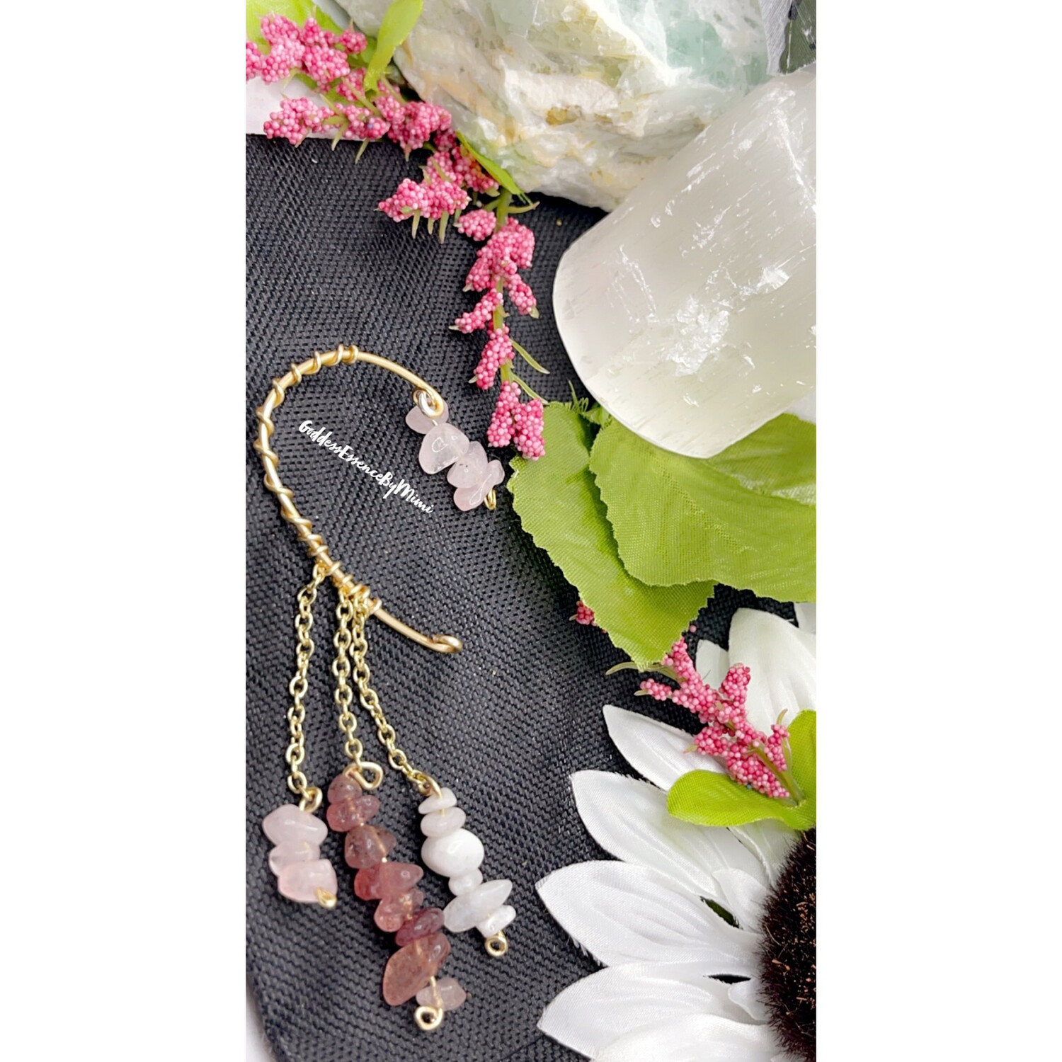 Rose Quartz Cuff
